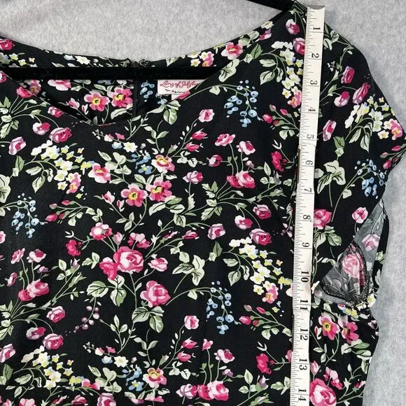 Lanz Of Salzburg Floral Elegant Dress Women’s Size Medium Boho Cottagecore - Picture 10 of 16
